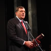 Zlatna plaketa i Zlatni dinar Cara Dušana za jačanje privrednih i kulturnih veza Srbije i Republike Srpske pripali su predsedniku Republike Srpske Miloradu Dodiku Milorad Dodik
